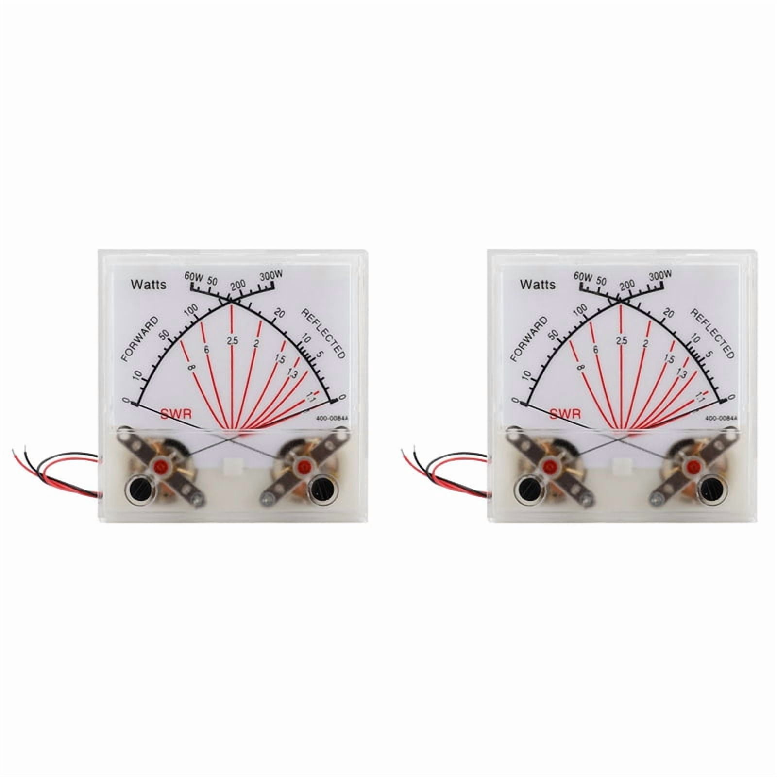 2X Power Meter Transmitter VU Meter Head Radio Station with Backlight ...