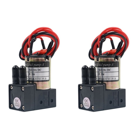 2X Pressure Motor Ink Pump Indoor and Outdoor Photo Machine Suction Pump Liquid Pump 24V Diaphragm Pump