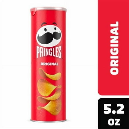 2X-Pringles Original Potato Crisps Chips - 5.2 oz