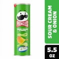 thumbnail image 1 of 2X-Pringles Sour Cream and Onion Potato Crisps Chips - 5.5 oz, 1 of 5