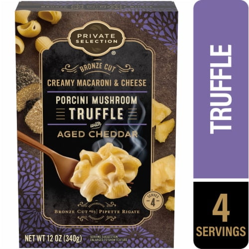 2X-Private Selection Bronze Cut Porcini Mushroom Truffle with Aged Cheddar Creamy Macaroni & Cheese - 12 oz