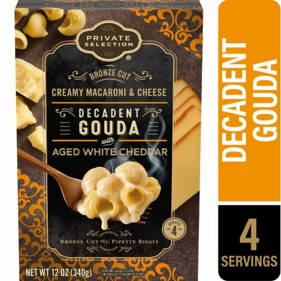 2X - Private Selection Decadent Gouda with Aged White Cheddar Creamy Macaroni & Cheese