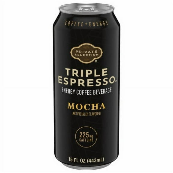 2X - Private Selection Mocha Triple Espresso Iced Coffee Can