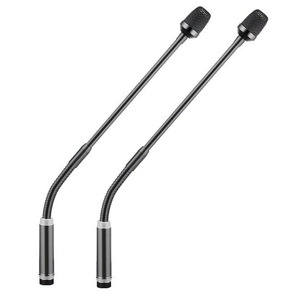 2X Professional Dynamic DJ Microphone for Mixer Dedicated Disc Shouting Microfone KTV Bar Gooseneck DJ Mic