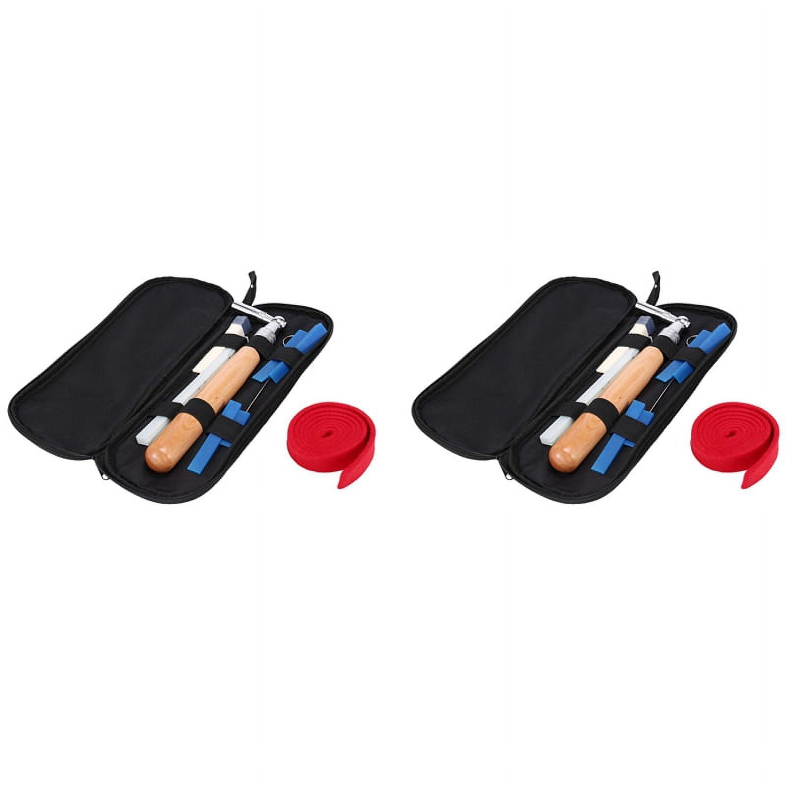 2X Professional Portable Lever Piano Tuning Tuner Mute and Case Piano Tuning Lever Tools Kit Mute Hammer DIY