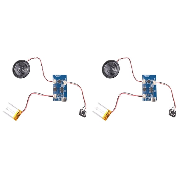 2X Programmable Sound Module - DIY Music Voice Module Chip with Speaker, Can Sound Music