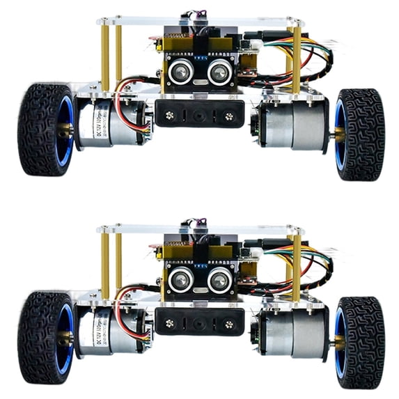 Remote Start Robotics Module 2X Programming Smart Robot Bluetooth Car Smart Robot Kit Electronic ...