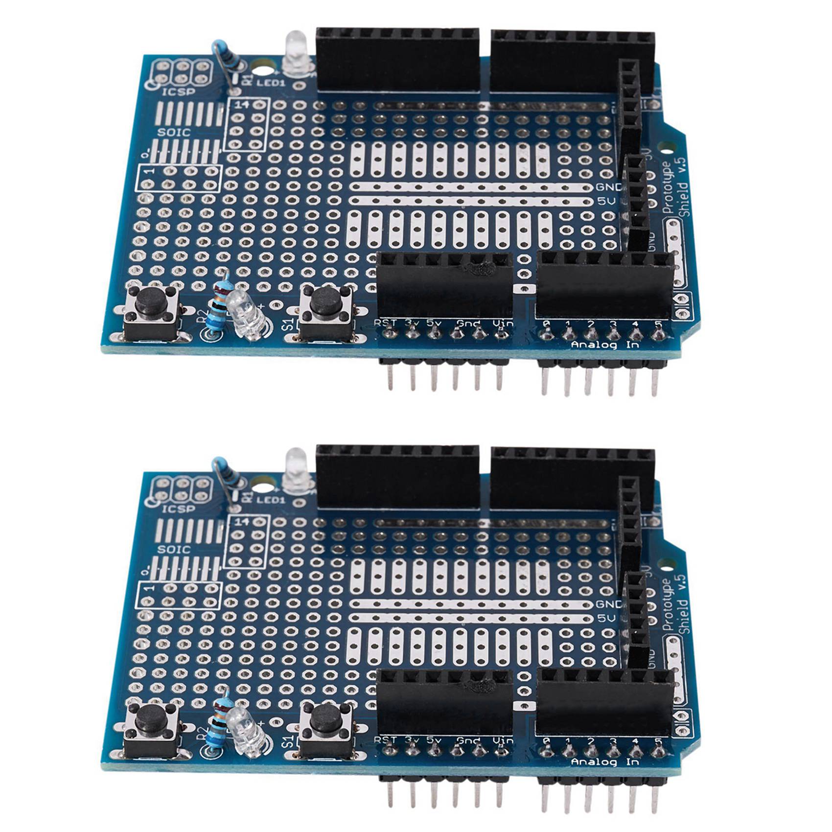2X Proto Shield Prototype Expansion Board with Syb-170 Mini Bread Board ...