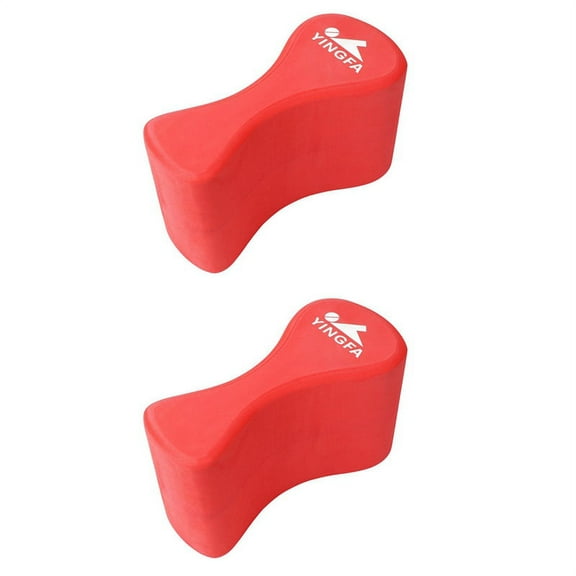 2X Pull Buoy Swim Training Leg Float for Adults & Youth Swimming Pool Strokes & -Body Strength EVA & Free,Red