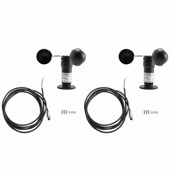 2X Pulse Signal Wind Sensor Digital Anemometer Pulse Signal Output Wind Speed Sensor Anemometer Anemometer