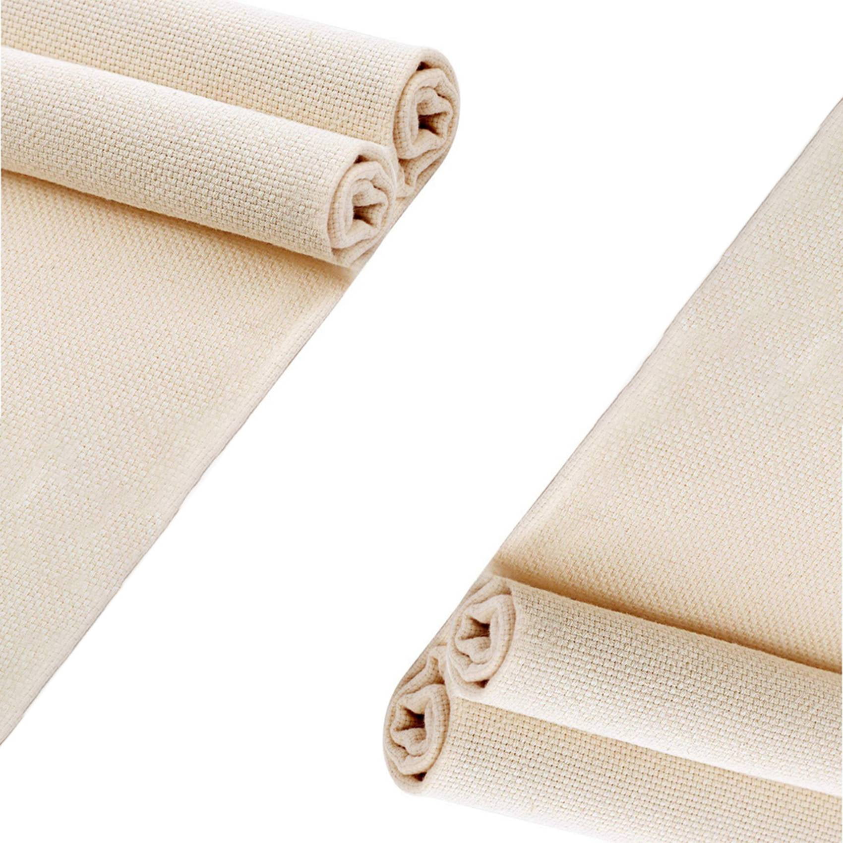 2X Punch Needle Cloth Fabric, Needlework Embroidery Fabric for Punch