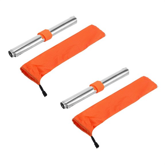 2X Pure Titanium Camping Stove Wind Shield Camping Stove Wind Screen Outdoor Gas Stove Windproof Windshield 19cm