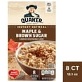 thumbnail image 1 of 2X - Quaker Instant Oatmeal Maple Brown Sugar 8ct, 1 of 5