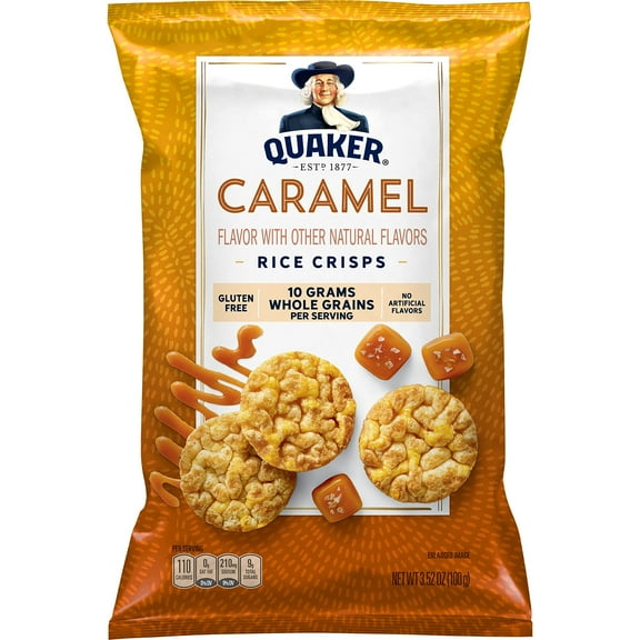 2X - Quaker Rice Cake Caramel Corn, 3.52 Oz