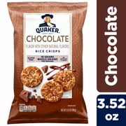 2X-Quaker Rice Cakes Chocolate Popped Snacks - 3.52 oz