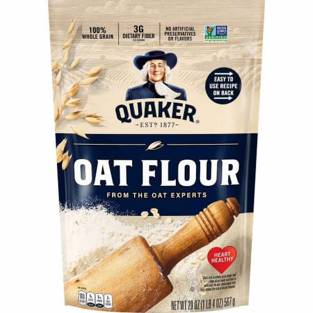 2X - Quaker Stand Up Pouch Oat Flour - Walmart.com