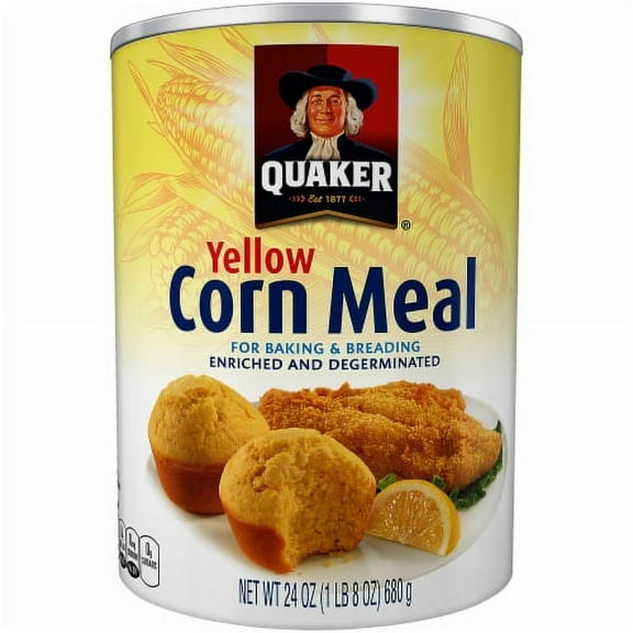 2X - Quaker Yellow Corn Meal For Baking