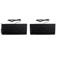 2X Quality Wired USB Arabic/English Bilingual Keyboard for Tablet
