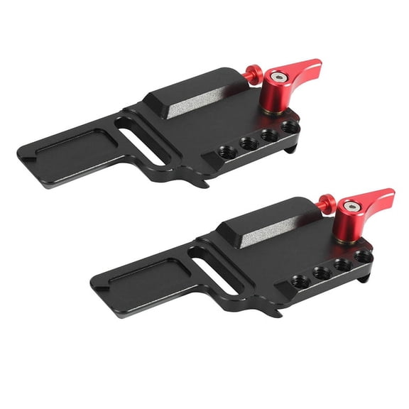 2X Quick Release Plate for Crane M2 3- Handheld Gimbal Stabilizer Accessories,2 x Quick Release Plate for Zhiyun,black