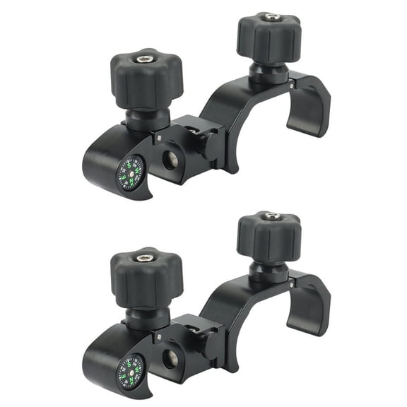 2X Quick Release Pole Clamp with Compass & Data Collector Cradle ,GPS, STATION TSC3
