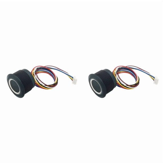 2X R503 RGB Ring Indicator Fingerprint Module Capacitive Fingerprint Module Sensor Scanner IP65 Waterproof