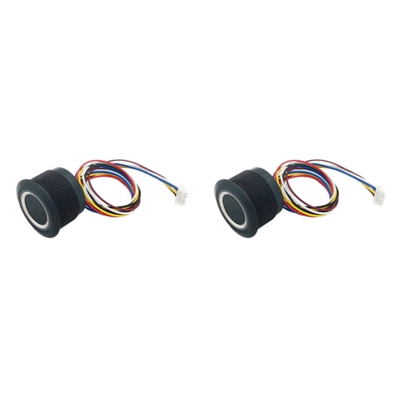 2X R503 RGB Ring Indicator Fingerprint Module Capacitive Fingerprint Module Sensor Scanner IP65 Waterproof