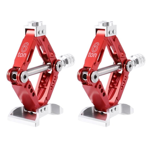 2X RC Car 1:10 Scale Adjustable Metal Scissor Jack Tool for Crawler Axial SCX10 TRX4 CC01 D90