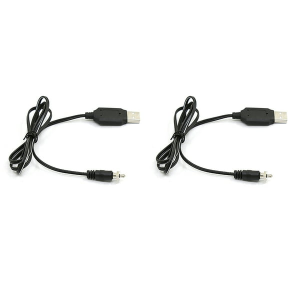 2X RC Nitro Rechargeable Glow Plug Igniter DC USB Charger for Gas Nitro Engine Power 1/10 1/8 RC Car