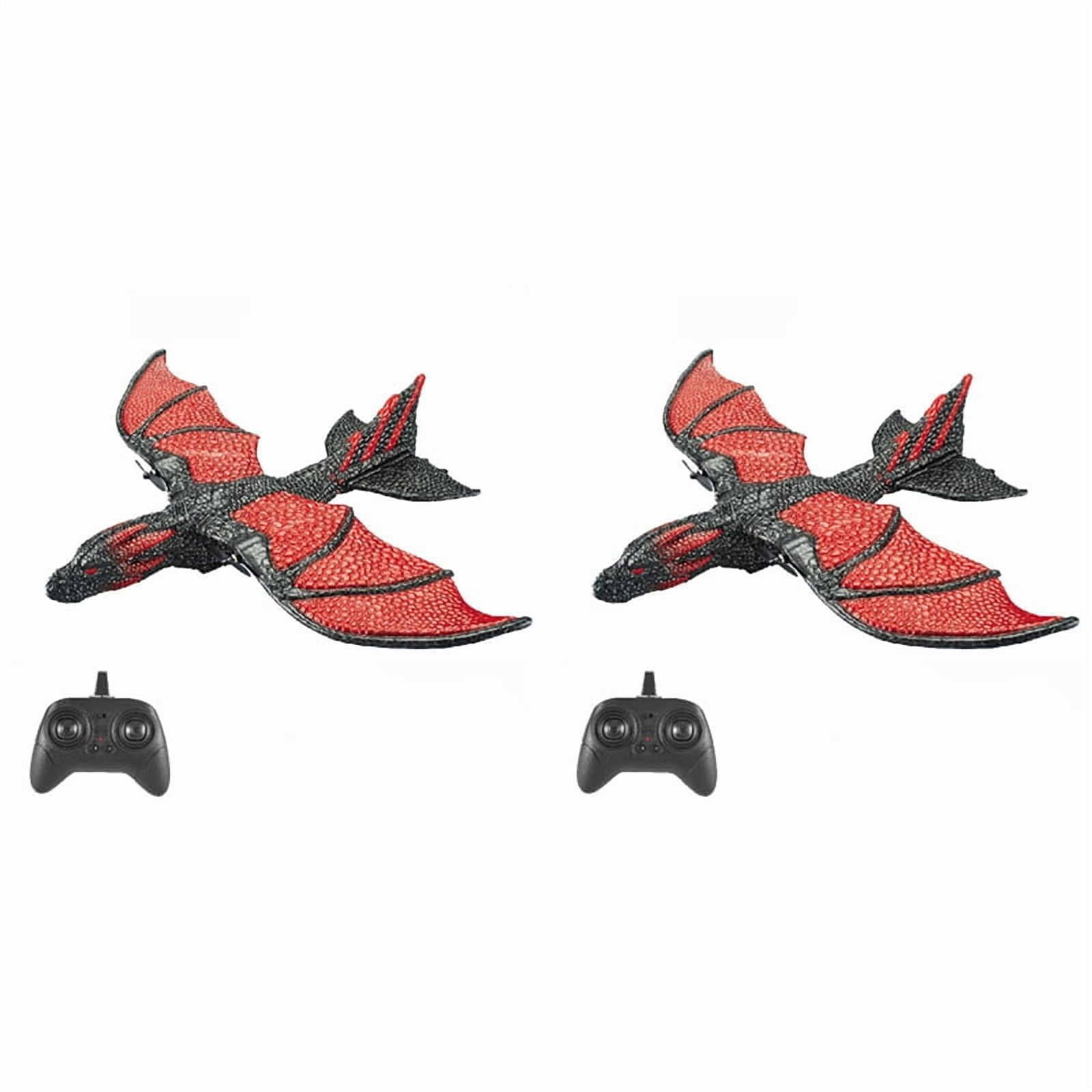 2X RC Plane 2.4G Simulated Flying Dragon Aircraft Remote Control Flying Model Glider Airplane EPP Foam Toys Gift