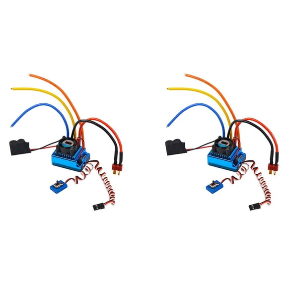 2X RC Racing ESC 120A Sensor Big Current Speed Controller RC Car Accessories for 1/8 1/10 1/12 Car Crawler Boat Part