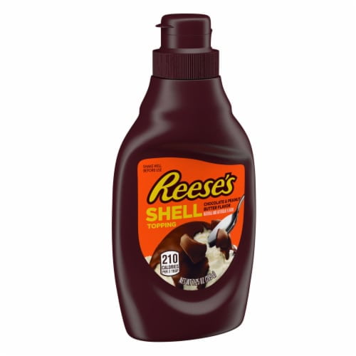 2X - REESE'S Chocolate and Peanut Butter Shell Topping