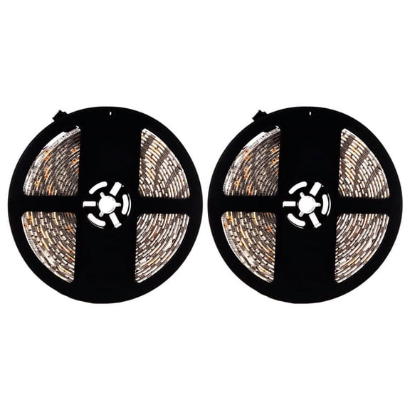 2X RGB 5M 5050 LED Strip Light Flexible 300 LEDs SMD LED Tape Waterproof Epoxy