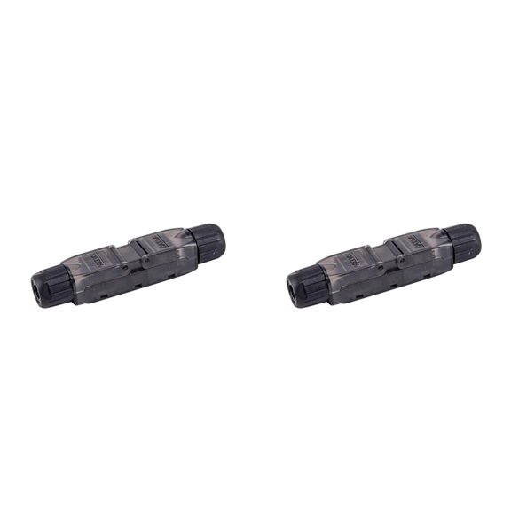 2X RJ45 Cat6A UTP LAN Cable Tool-Less Extension Connector Network Extender Junction Adapter Connection Box