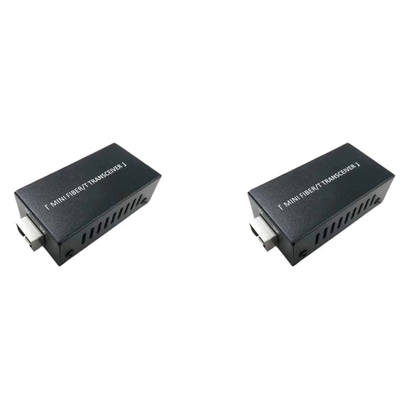 2X RJ45 Fiber Optic Transceiver Gigabit SFP Single-Mode Single Fiber 1.25G Transceiver 100/1000M Fiber Optic Transceiver