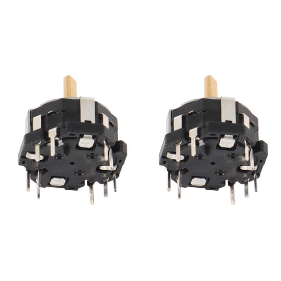 2X RKJXT1F42001 4-Way Switch Car Navigation Encoder Key Rocker Switch RKJXT1F42001 with Push Switch Encoder