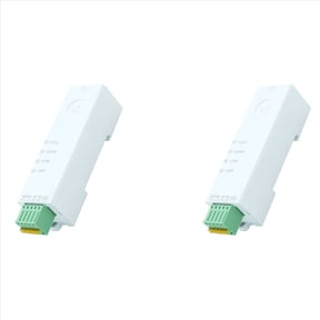 2X RS485 to Ethernet Converter Tiny Size Serial Server -DR134 Support UDP/HTTP/DHCP/DNSP Modbus RTU,2 x RS485 to Ethernet Converter,White