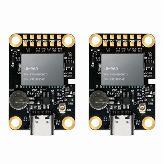 2X RTK-960 ZED-F9P High  BDS/GPS/GLONASS//QZSS Multi-Band RTK Positioning Module