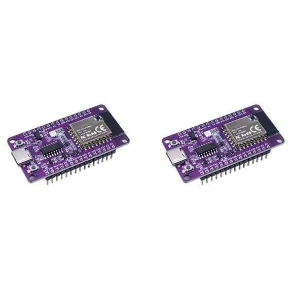 2X RTL8720DN Dual-Band WiFi Bluetooth BLE Module NICEMCU BW16 Development Board Onboard Antenna, Soldered