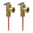 thumbnail image 1 of 2X RV Automatic Safety Relief Valve 3/4inch NPT for Hot Water Heater Temperature Pressure Relief Valve 150PSI, 1 of 5
