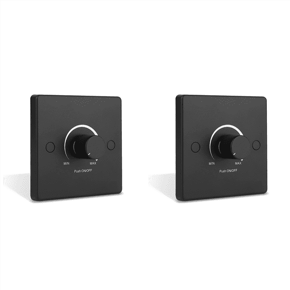 2X RV Light Dimmer Light Switch Control Panel 12-24V 5A Universal PWM Dimmer Low Voltage Dimmer