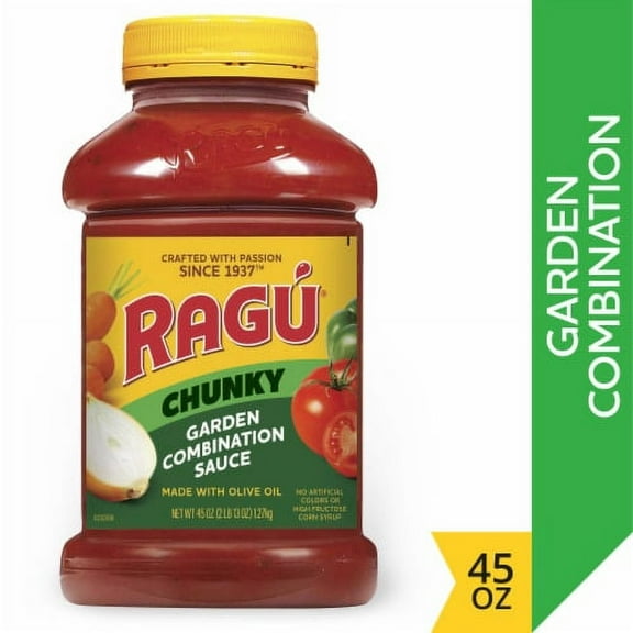 2X-Ragu Chunky Garden Combination Pasta Sauce - 45 oz