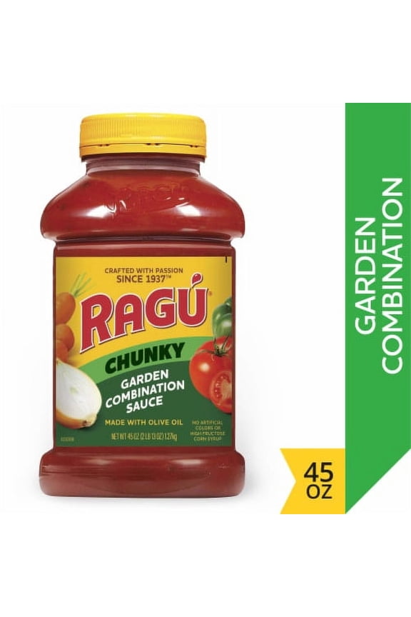 2X-Ragu Chunky Garden Combination Pasta Sauce - 45 oz