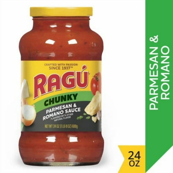 2X-Ragu Chunky Parmesan & Romano Pasta Sauce - 24 oz