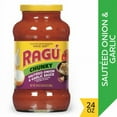 thumbnail image 1 of 2X-Ragu Chunky Sauteed Onion & Garlic Pasta Sauce - 24 oz, 1 of 5