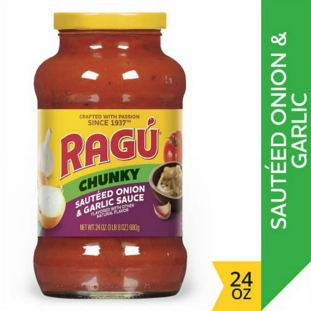 2X-Ragu Chunky Sauteed Onion & Garlic Pasta Sauce - 24 oz