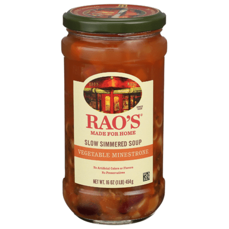 Rao's Homemade Vegetable Minestrone Italian Style Slow Simmered Soup 16 fl oz - Pack of 2