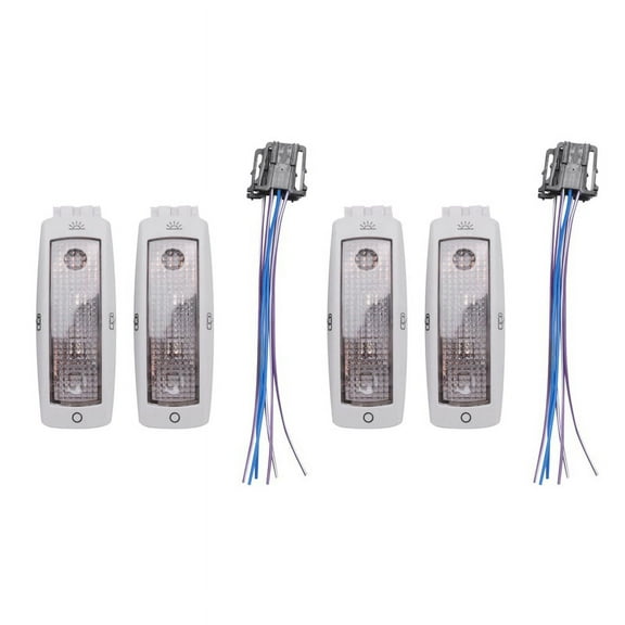 2X Rear Reading Map Dome Light Ceiling Lamp 3B0947291B for Golf Beetle Caddy