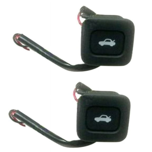 2X Rear Trunk Door Open Button Switch- Trunk Lid Switch for / Avante HD 2007-2010 93555-2H000 (Black),2 x Rear Trunk button Switch,Black