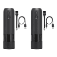2X Rechargeable Electric Pepper Grinder, USB Power Supply, Adjustable