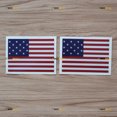 thumbnail image 1 of 2X Reflective 4 Inches 15 Stars American USA Flag 1795 -1818 Decal Vinyl Sticker Car Laptop Window, 1 of 8